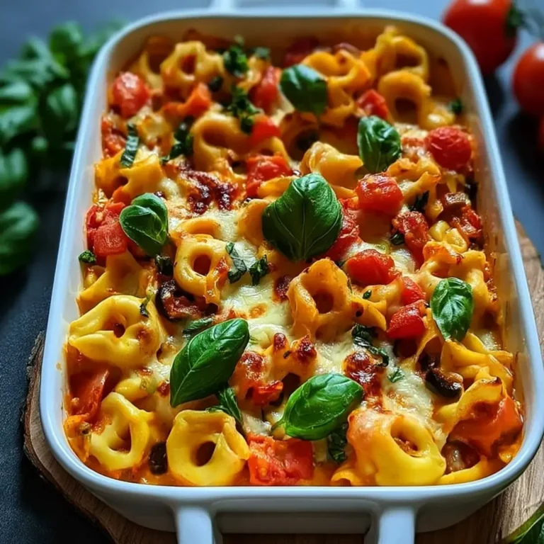 Veganer Tortellini Auflauf