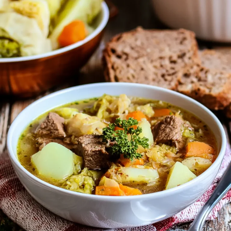 Wirsingeintopf mit Rindfleisch