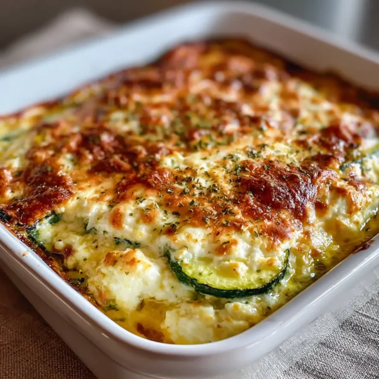 Zucchini Hüttenkäse Auflauf