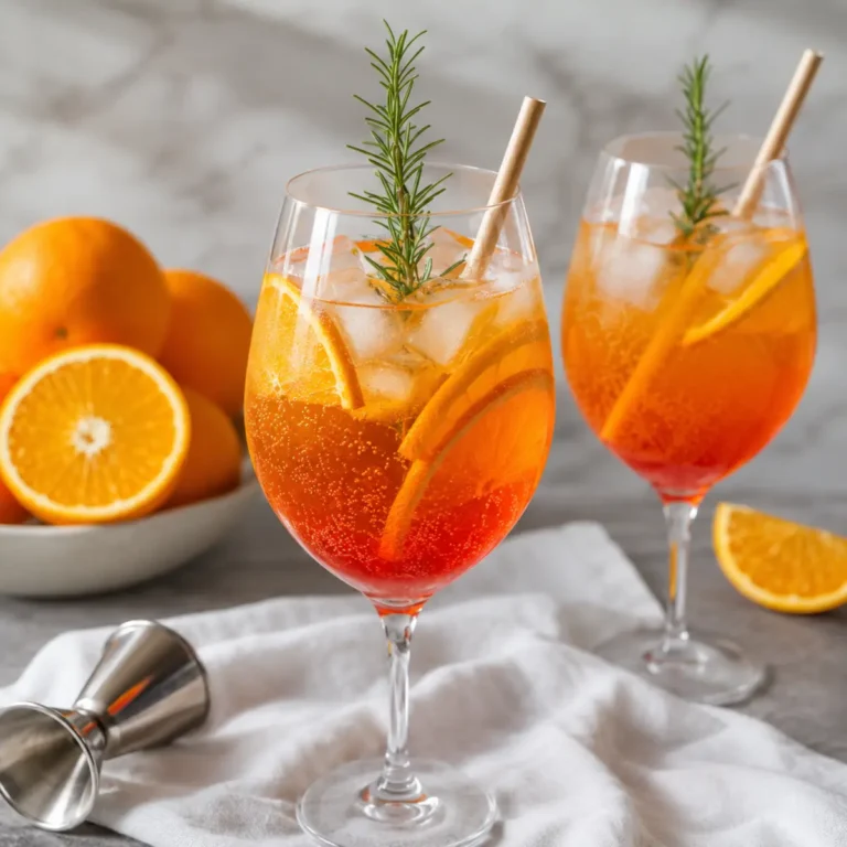 Alkoholfreier Aperol Spritz