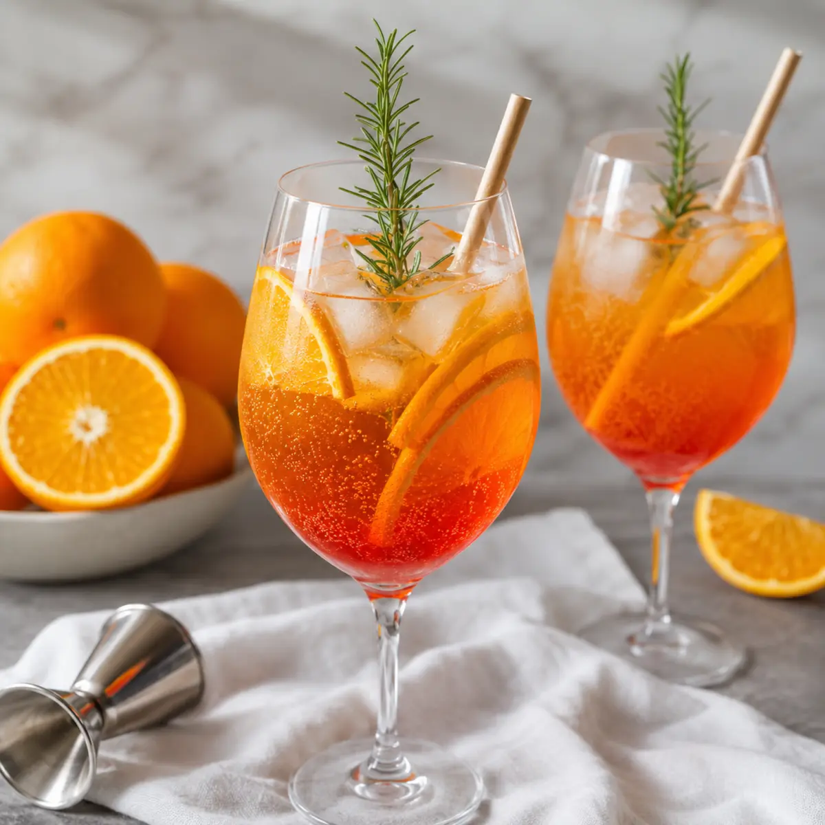 Alkoholfreier Aperol Spritz