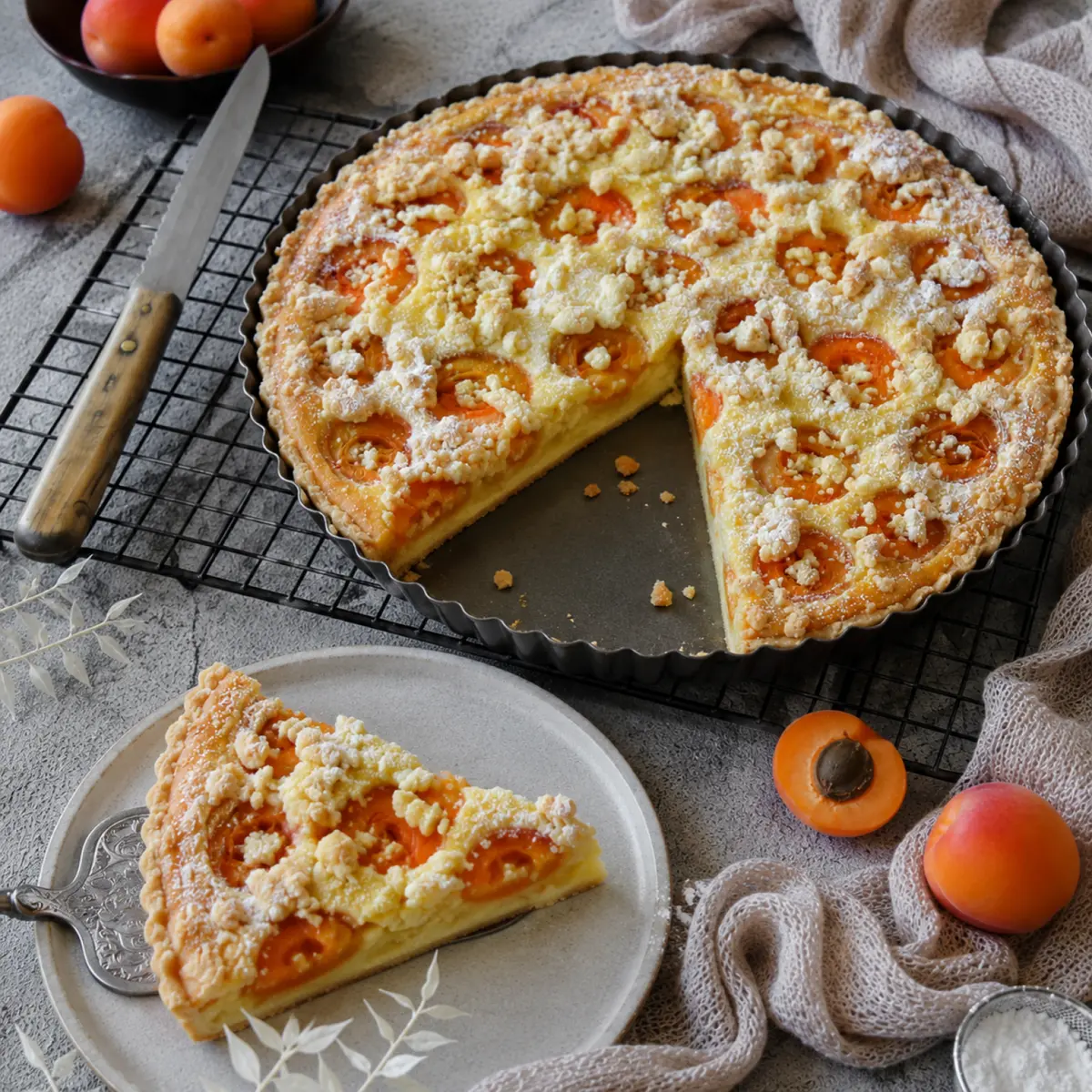 Aprikosen Tarte