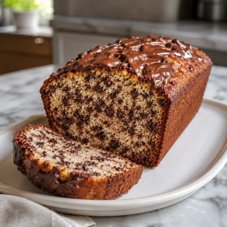 Bananenbrot mit Schokostückchen