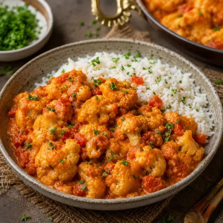 Blumenkohl Curry Auflauf