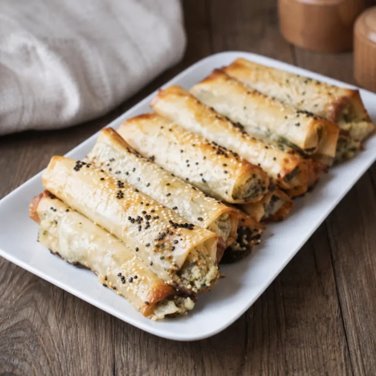 Börek mit Feta und Spinat
