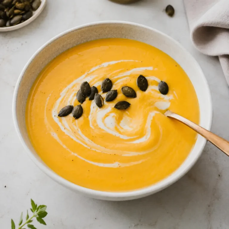 Butternut Kürbissuppe mit Kokosmilch