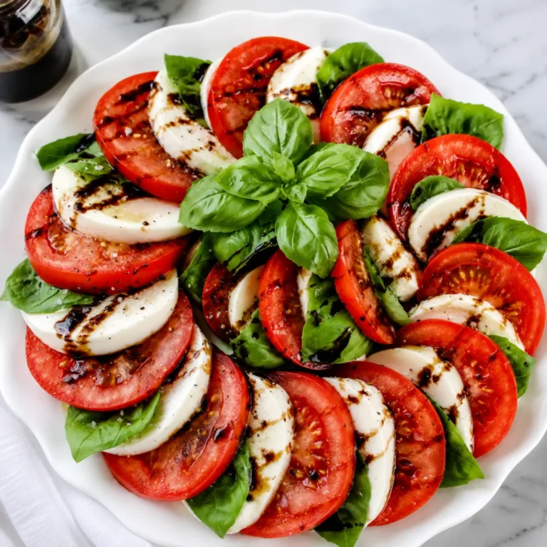 Caprese Salat mit Balsamico Reduktion