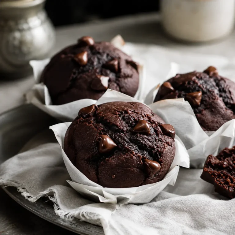 Double Chocolate Espresso Muffins