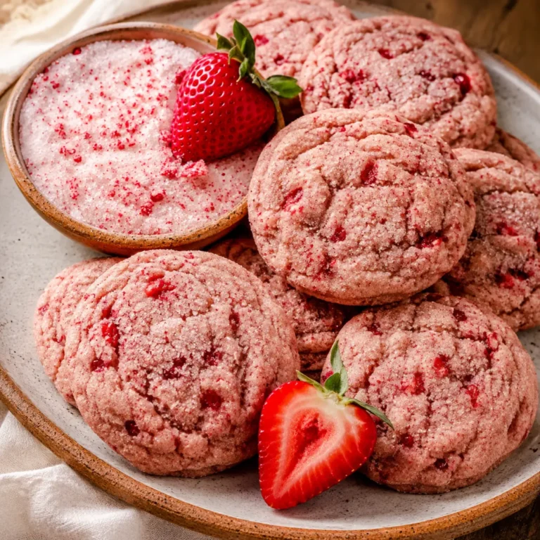 Erdbeer Cookies