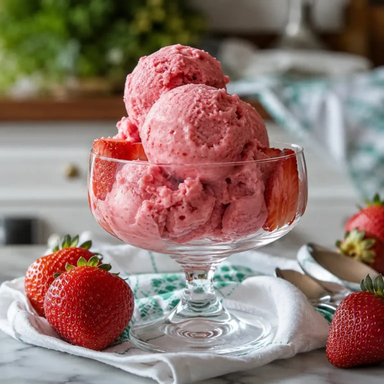 Erdbeer Joghurt Eis