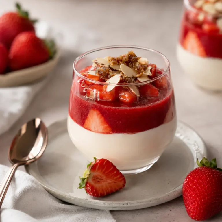 Erdbeer Mascarpone Dessert im Glas