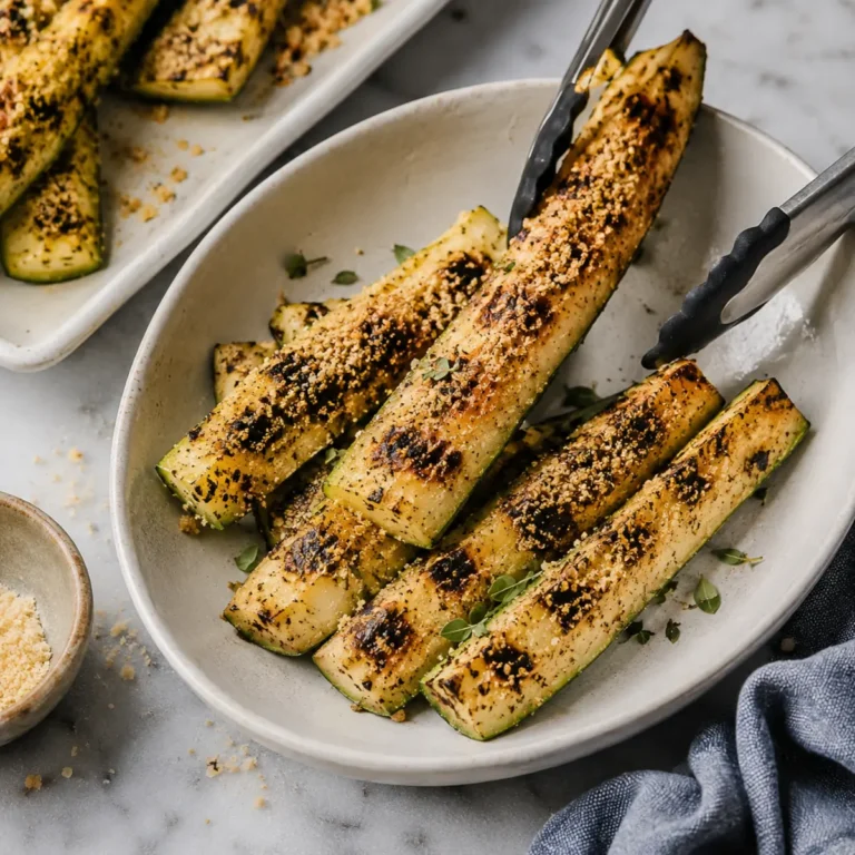 Gegrillte Zucchini mit Parmesan