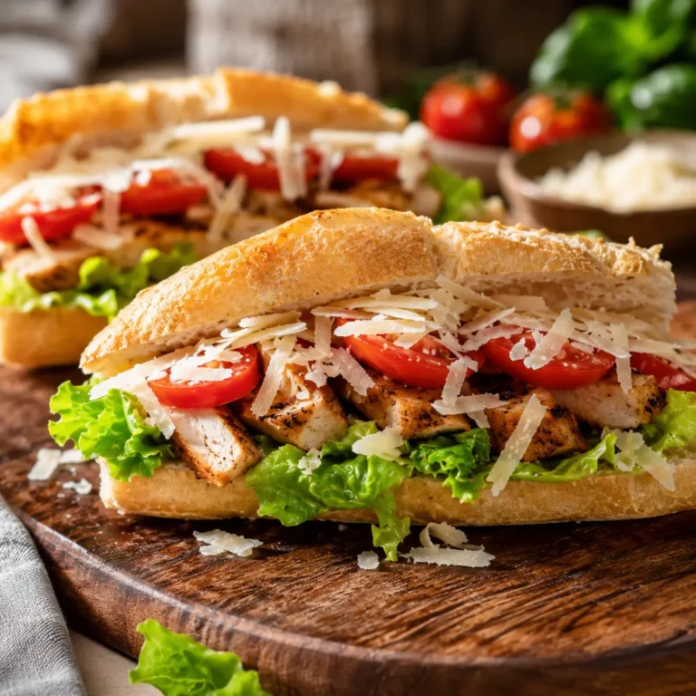Gegrilltes Hähnchen Sommersandwich