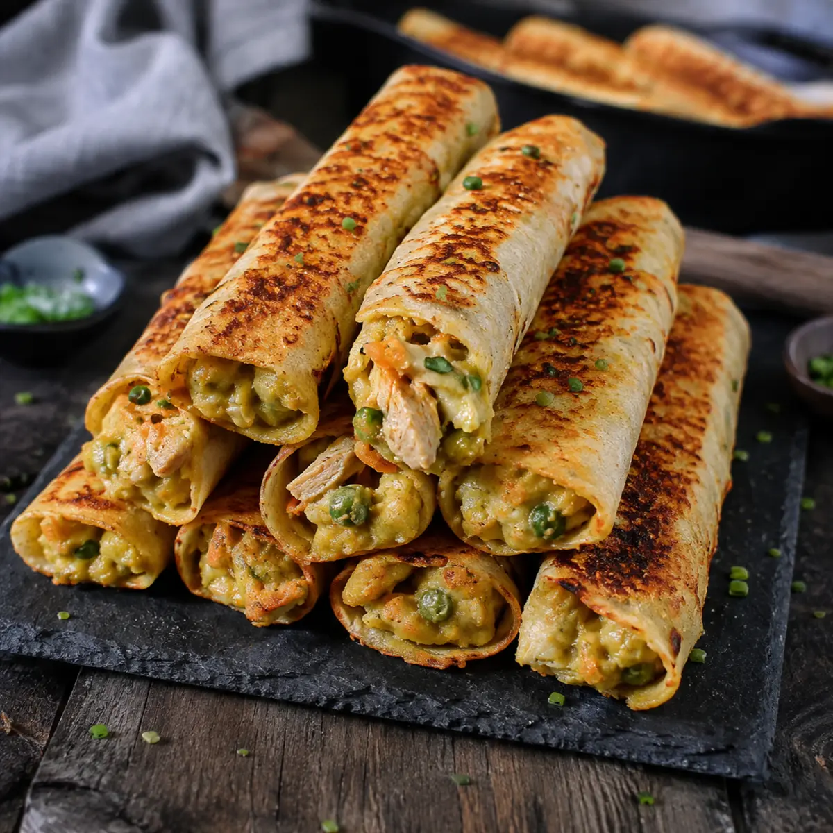 Gemüse Taquitos