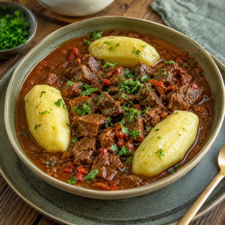 Gulasch im Schnellkochtopf