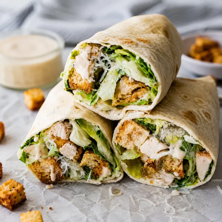 Hähnchen Caesar Wraps