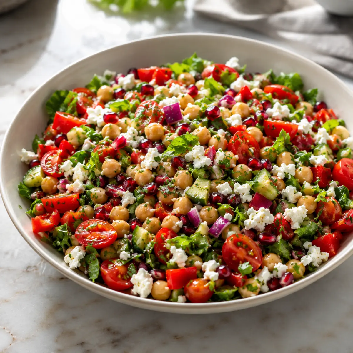 Kichererbsensalat orientalisch