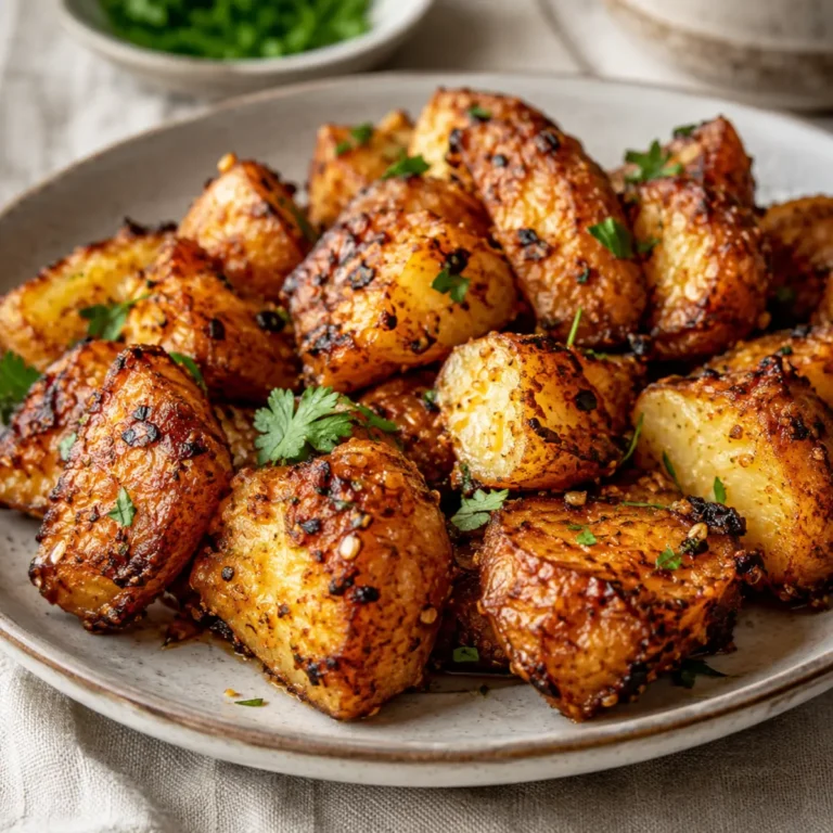 Knoblauch Parmesan Kartoffeln