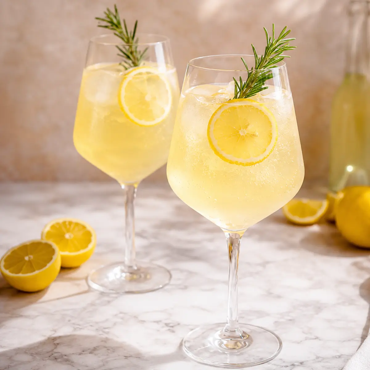 Limoncello Spritz mit Prosecco