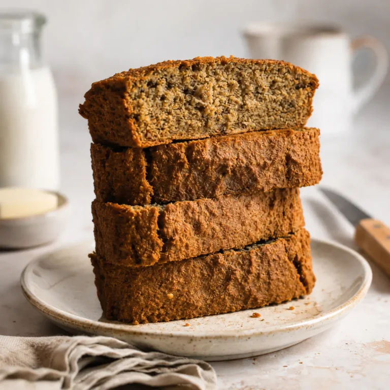 Low Carb Bananenbrot ohne Zucker & Mehl