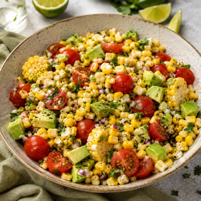 Maissalat mit Avocado