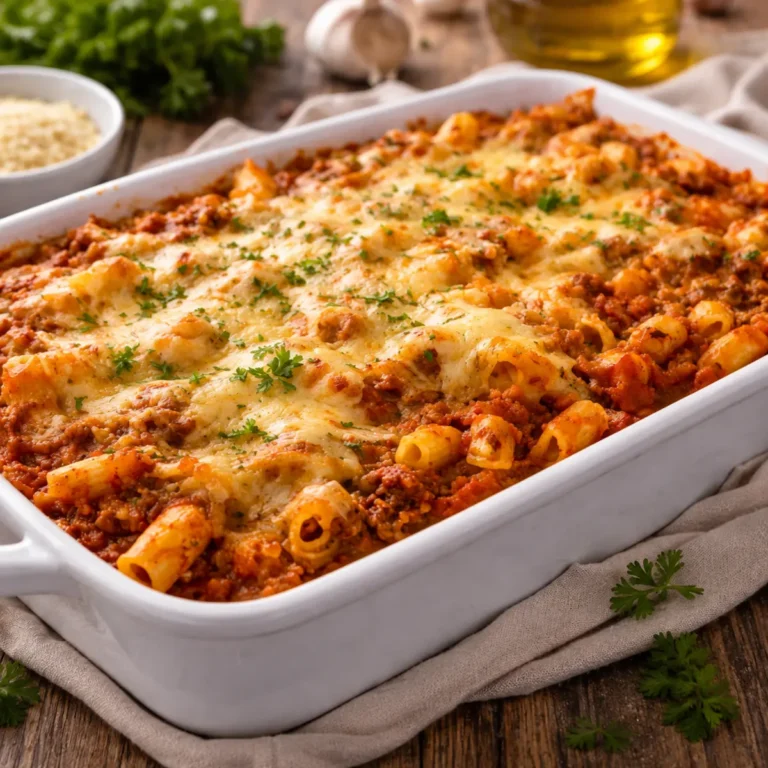 Nudelauflauf mit Hackfleisch