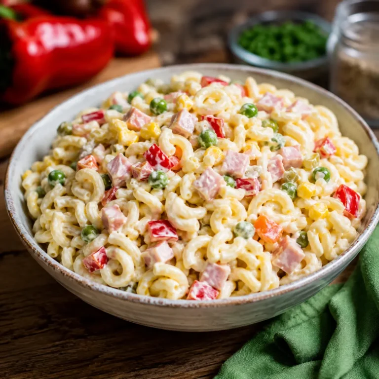 Nudelsalat mit Fleischwurst