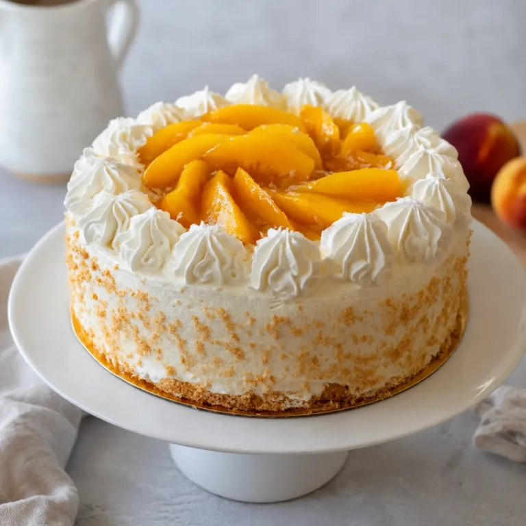 Pfirsichtorte