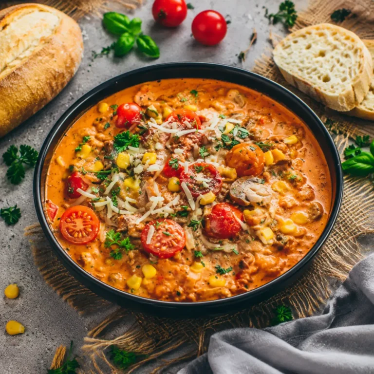Pizzasuppe vegan