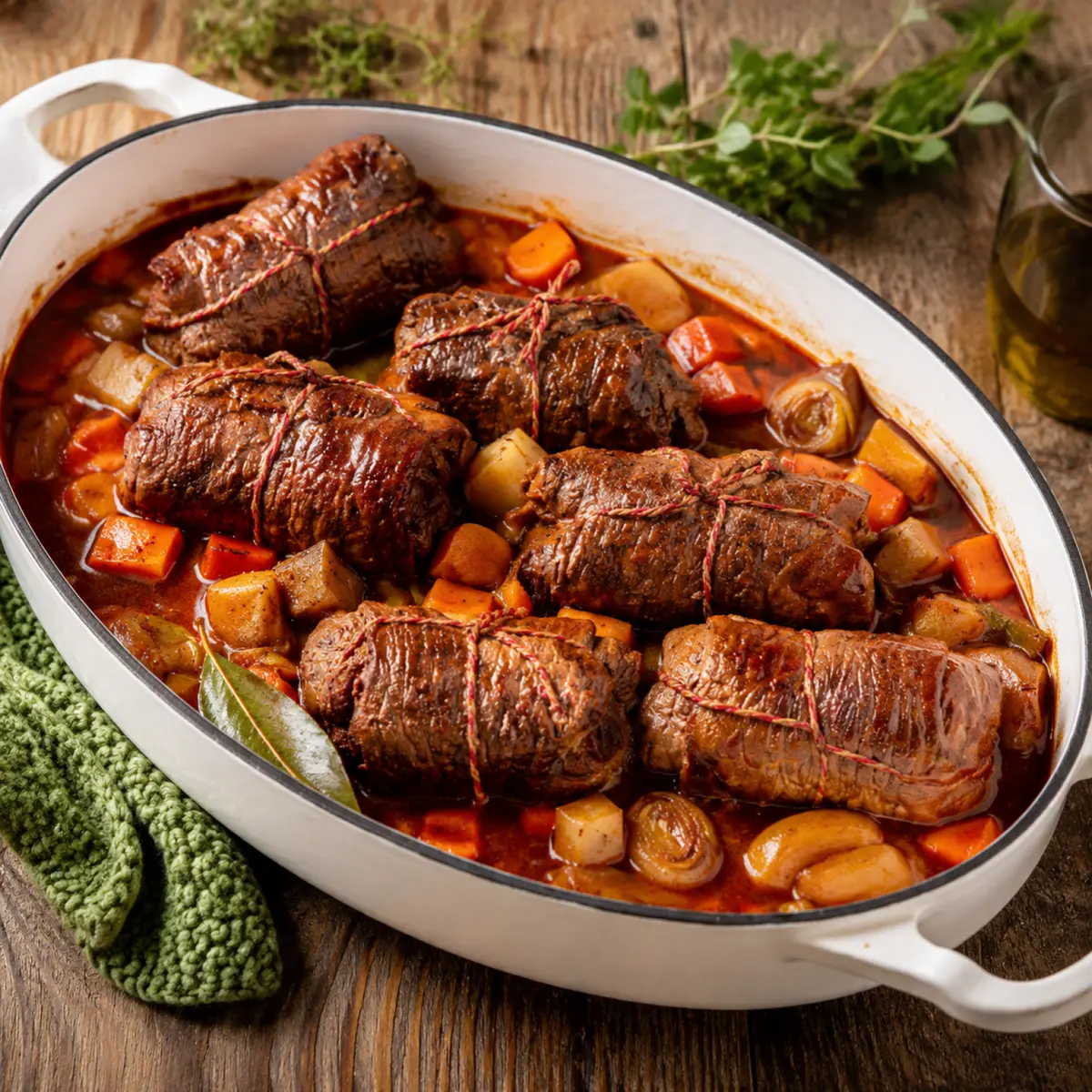 Rouladen im Backofen