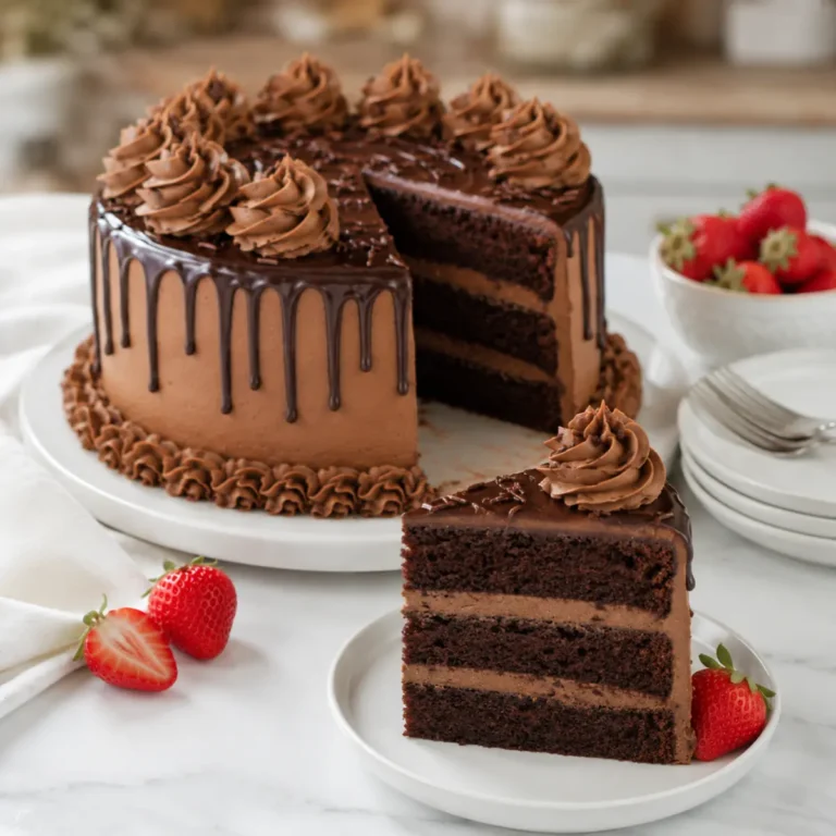 Schokoladen Drip Cake