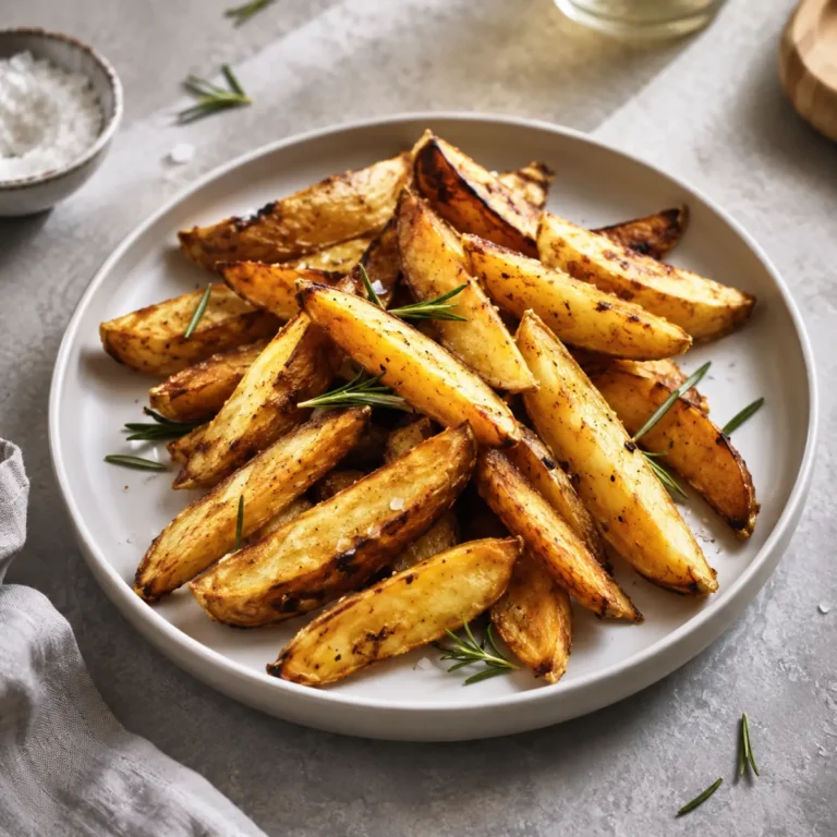 Steckrübenpommes aus dem Ofen