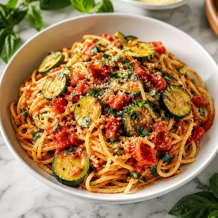 Tomaten Zucchini Pasta