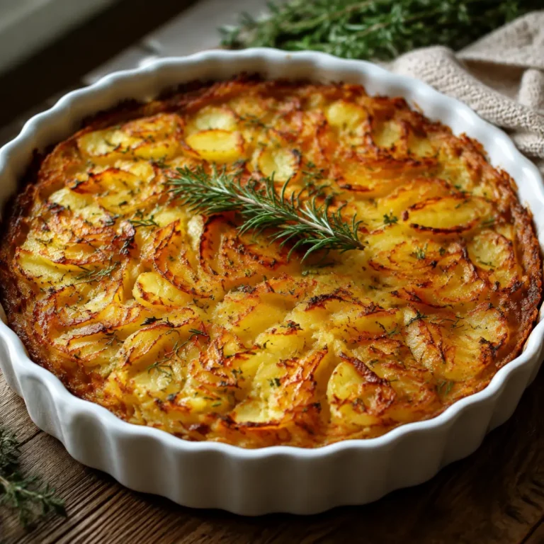 Vegetarischer Kartoffelauflauf