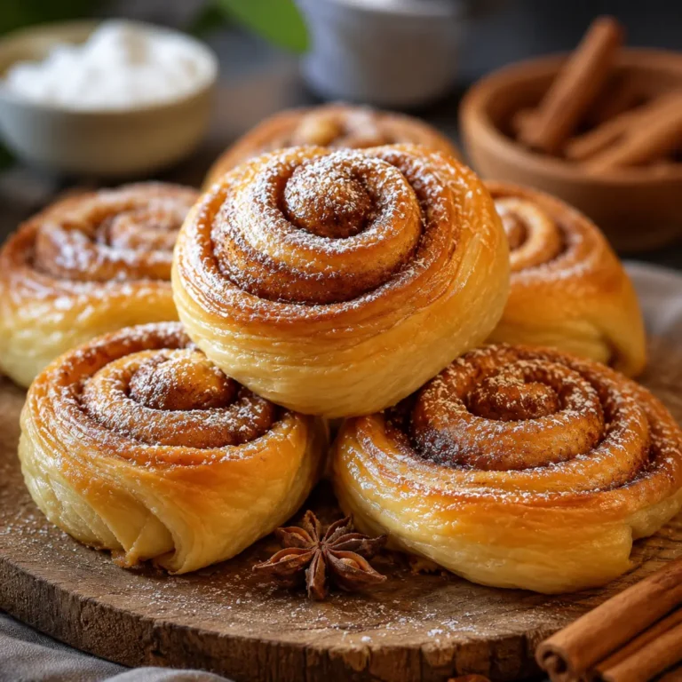 Zimtschnecken Blätterteig